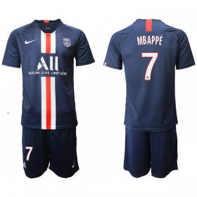 Paris Saint-Germain Fodboldtrøjer MBAPPE 7 Børn Hjemmebanesæt 2019/20 Kort ærmer